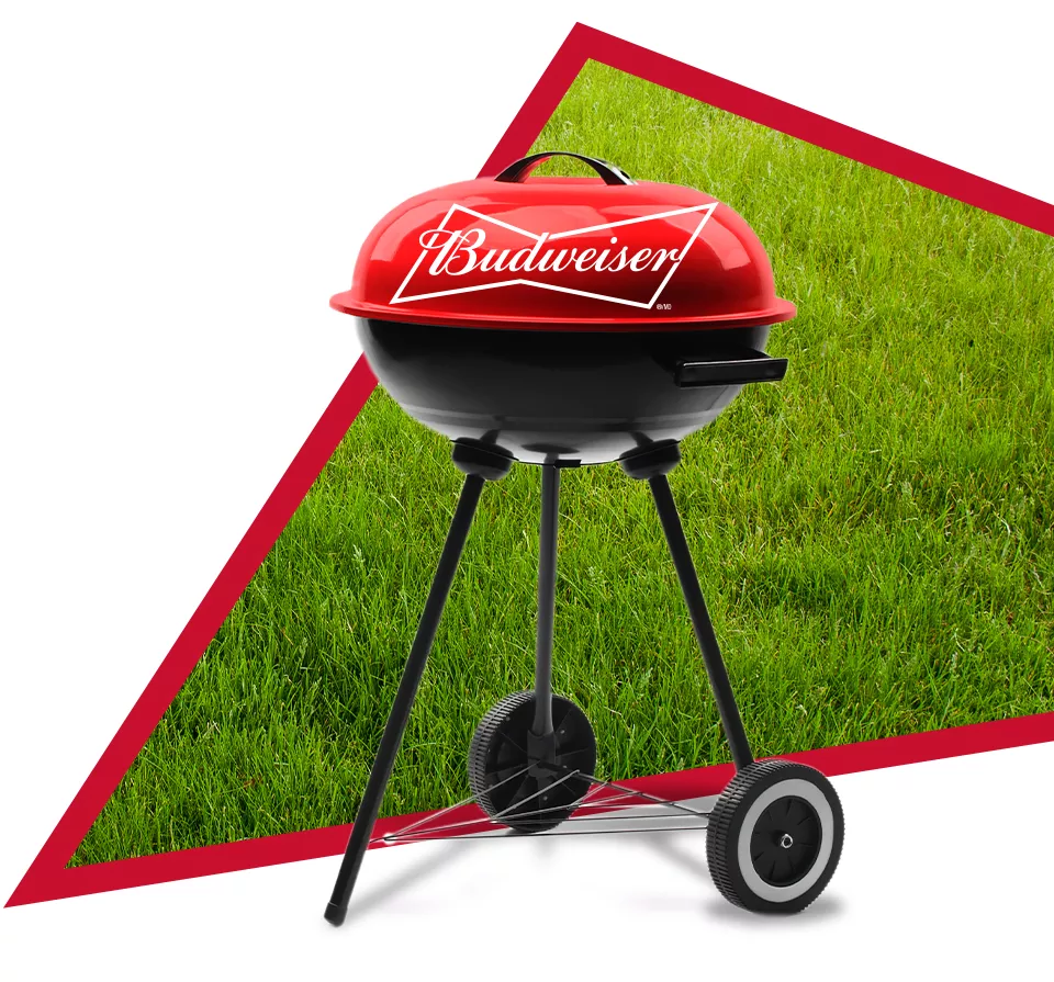 Budweiser charcoal grill new arrivals